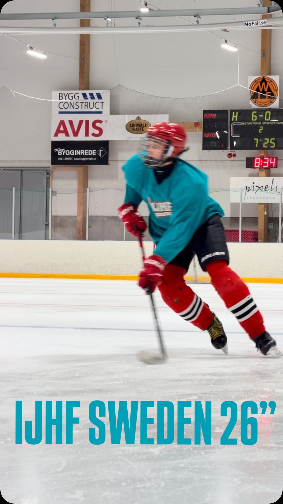 Hard working on ice — Sweden