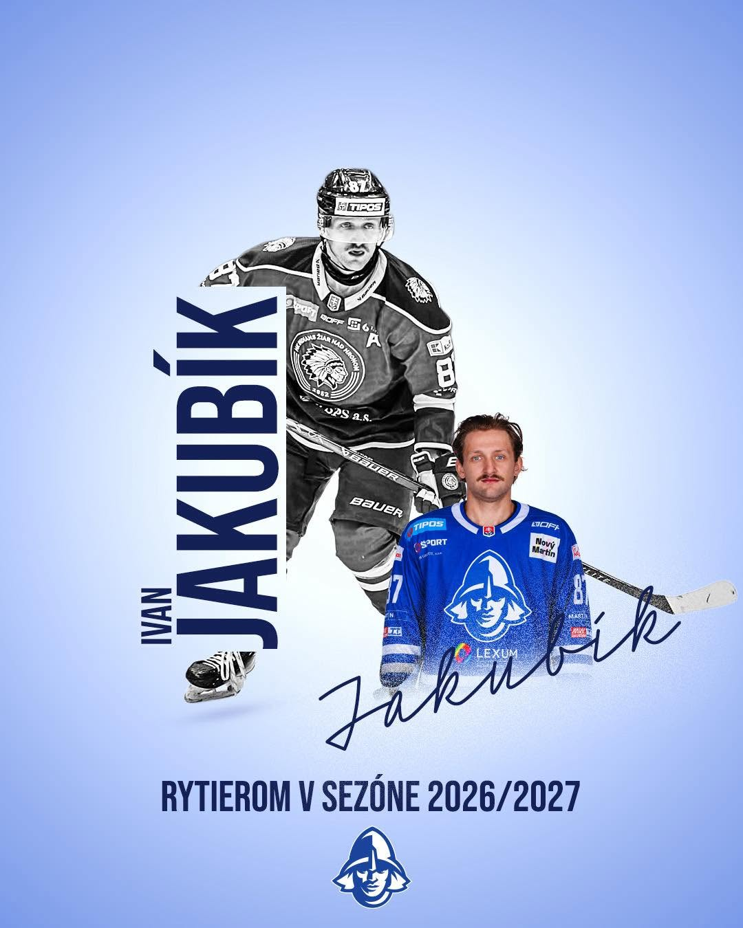 Ivan Jakubík – Rytierom v sezóne 2026/2027